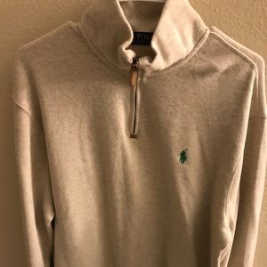 Tan Ralph Lauren Pullover Sweatshirt